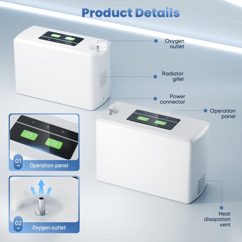 Portable oxygen machine product image 2