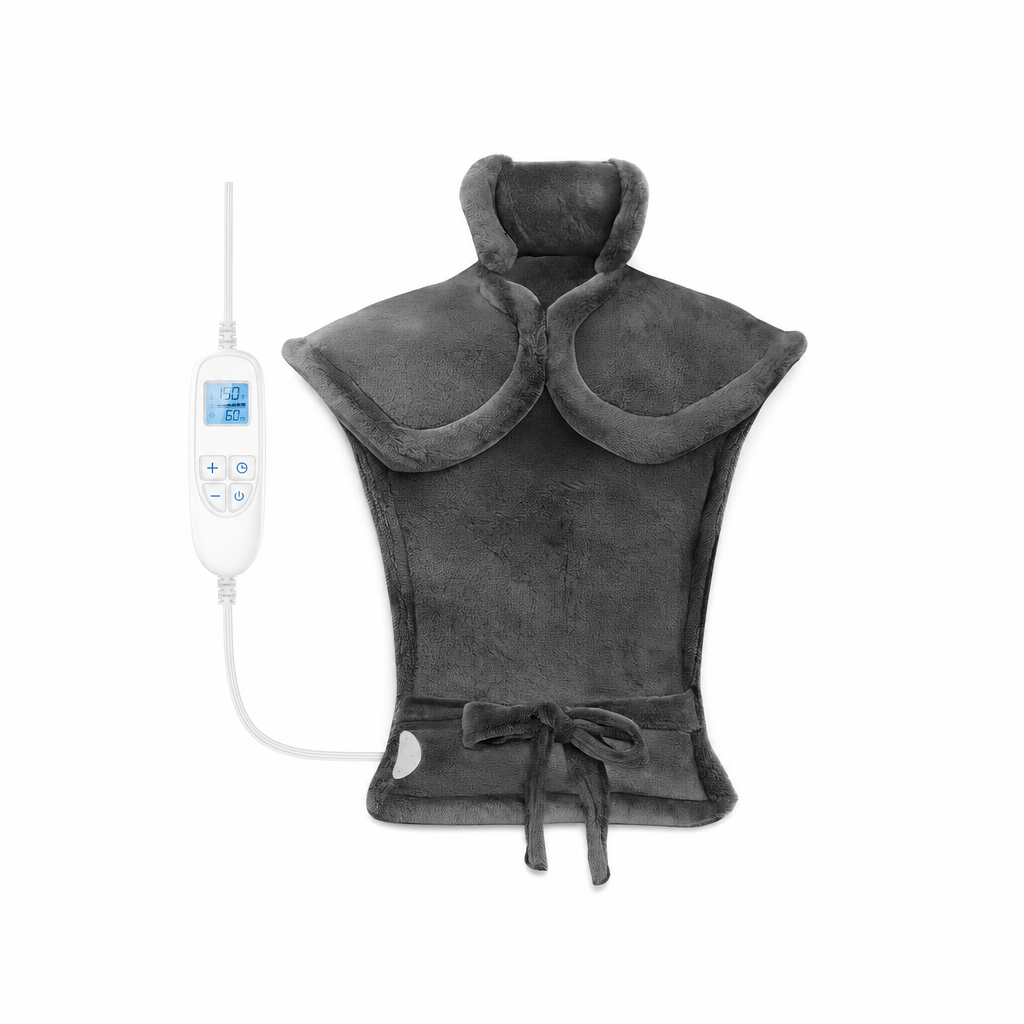 Electric Heating Pad with 6 Heat Levels for Neck, Shoulder and Back
