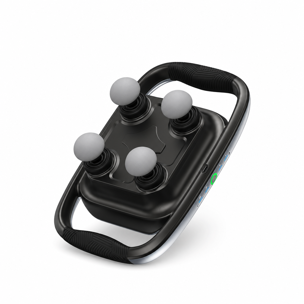 Deep Tissue Massage Gun with Replaceable Heads and Plate