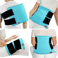 Wearable Heating Pad with 2 Elastic Straps, 12 x 24 Inch