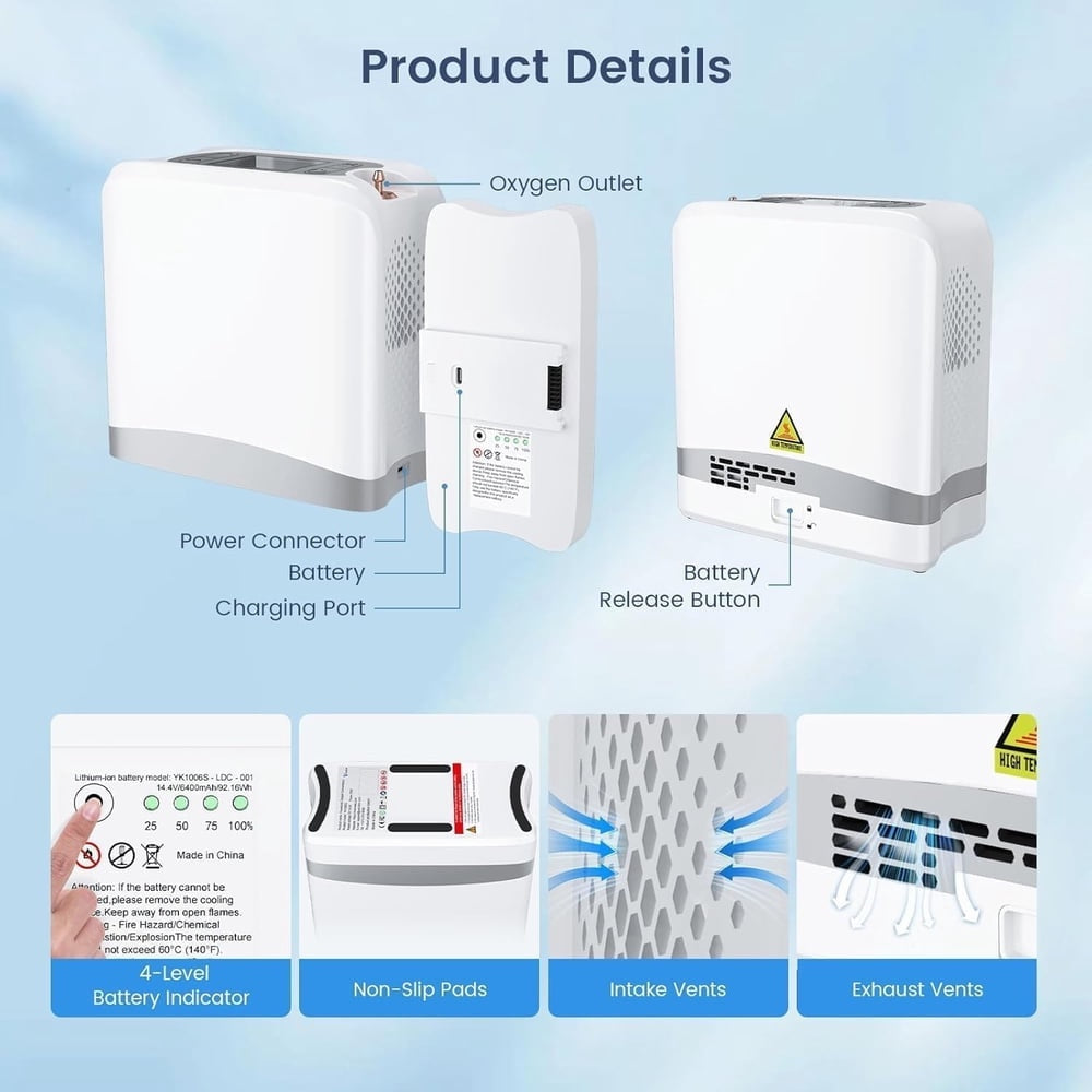 Portable oxygen machine product image 6